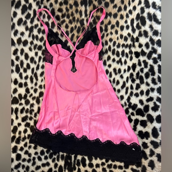 Y2k pink asymmetrical mini dress - Picture 2 of 4